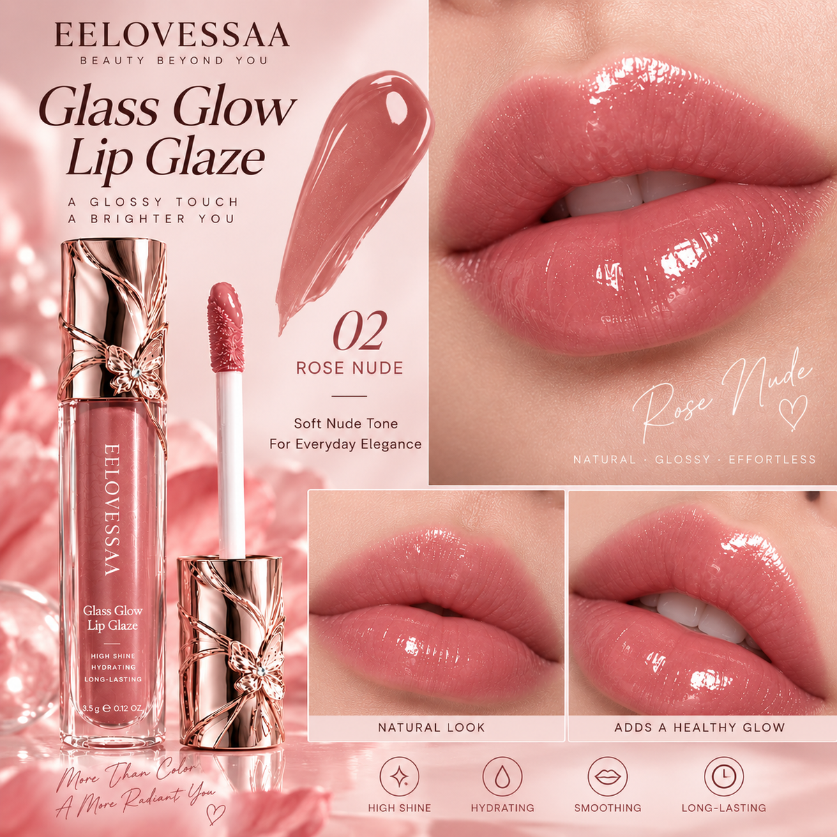 EELOVESSAA Glass Glow Lip Glaze