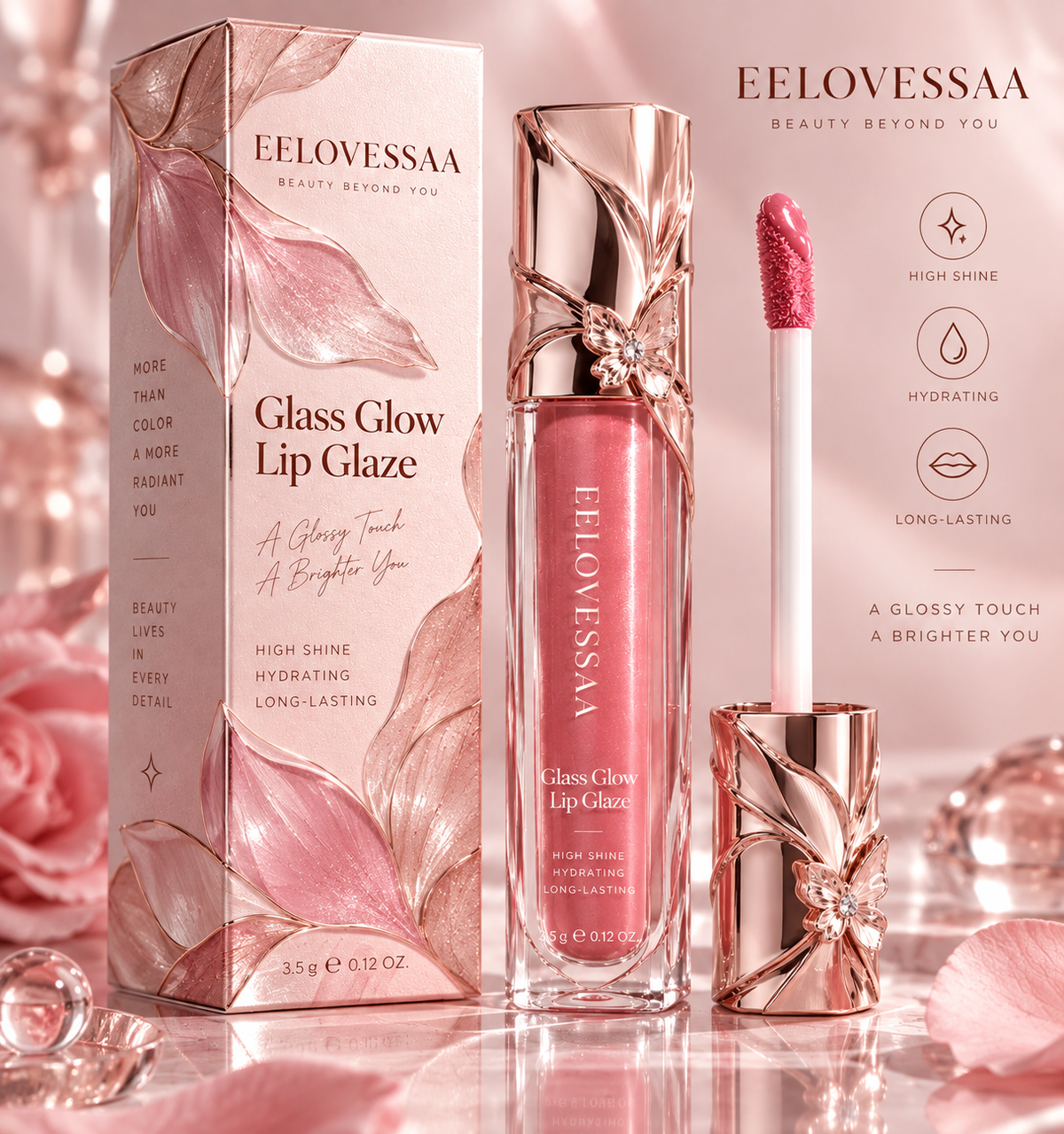 EELOVESSAA Glass Glow Lip Glaze