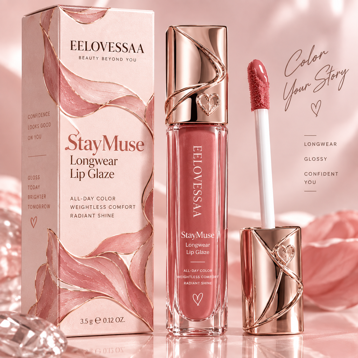 EELOVESSAA StayMuse Longwear Lip Glaze