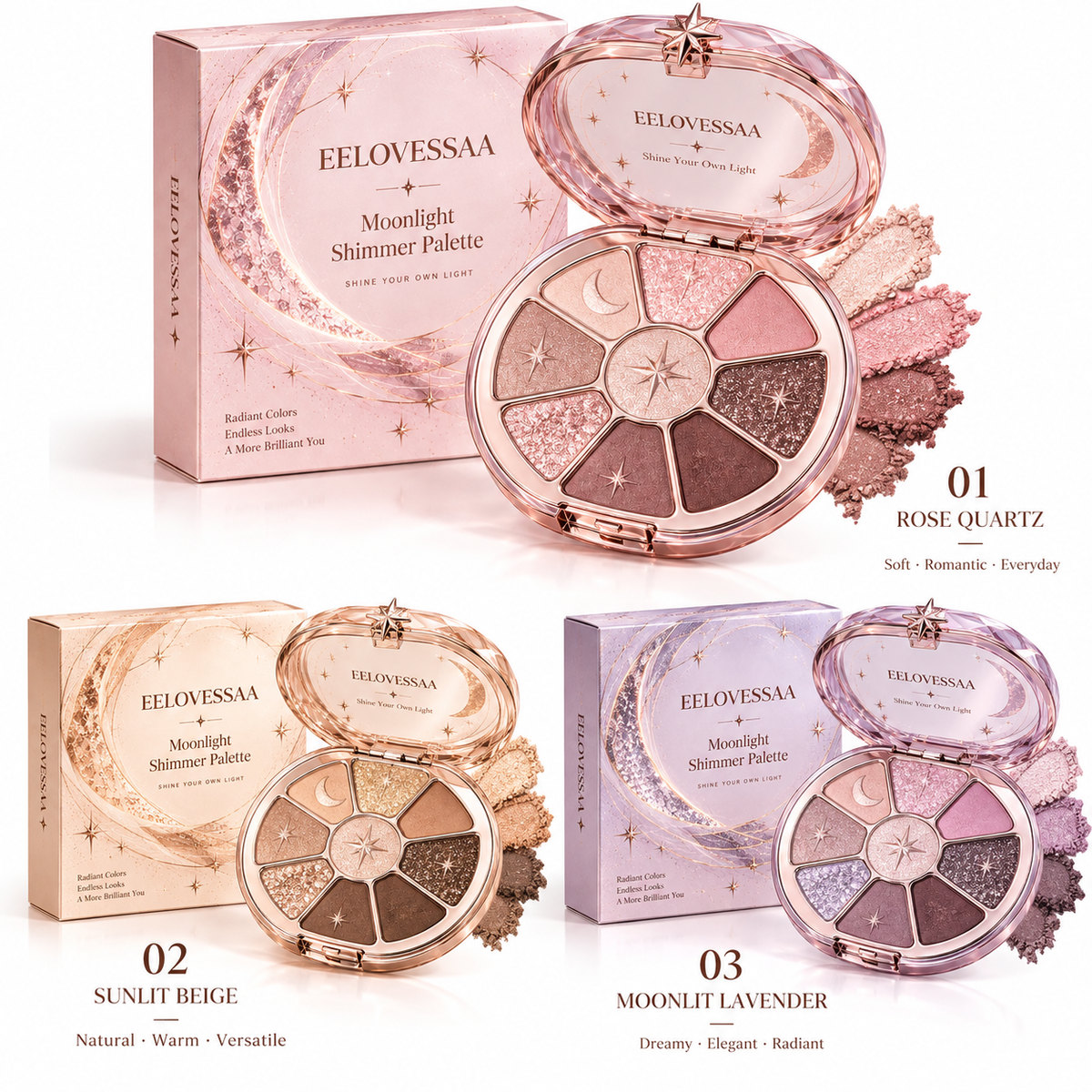 EELOVESSAA Moonlight Shimmer Palette