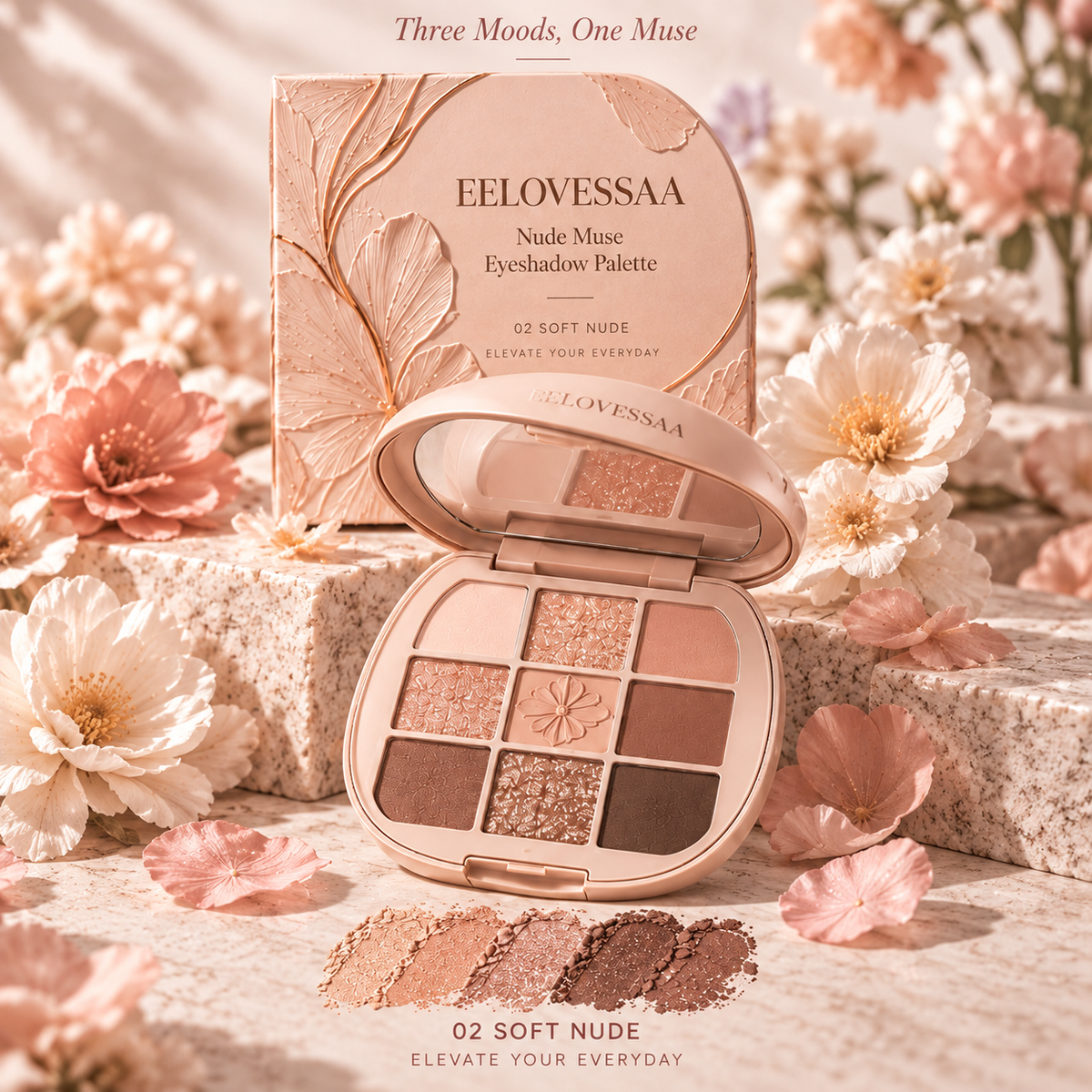 EELOVESSAA Nude Muse Eyeshadow Palette