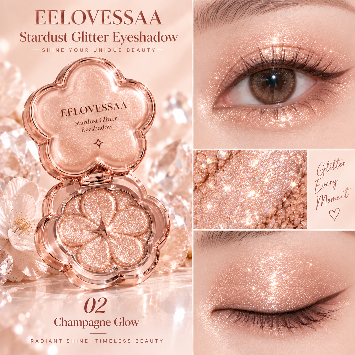 EELOVESSAA Stardust Glitter Eyeshadow