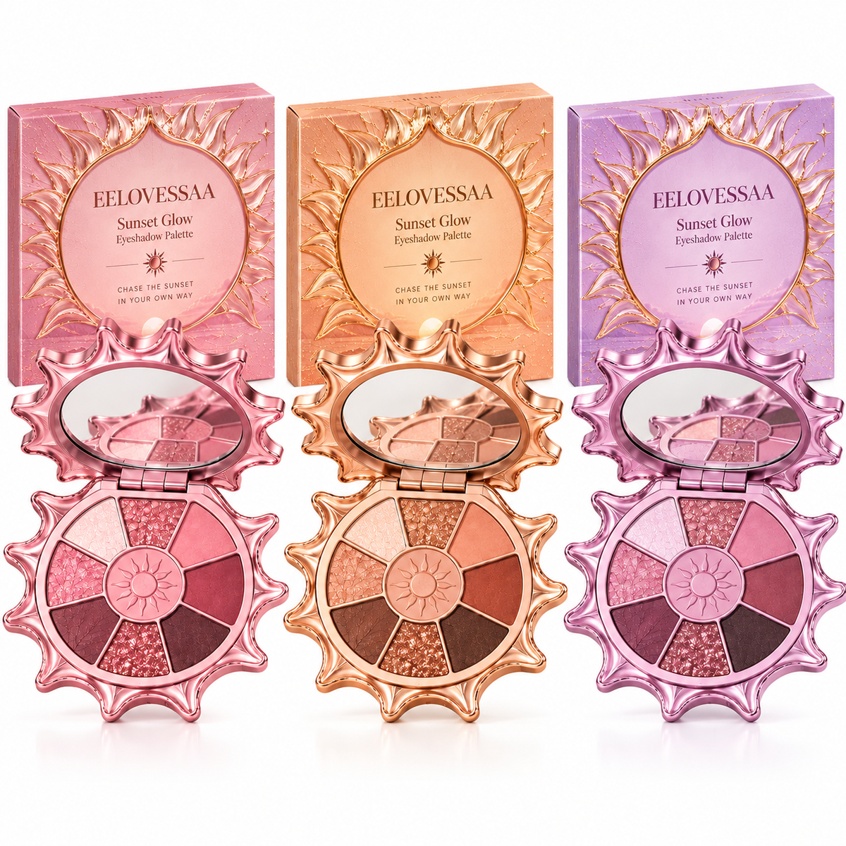 EELOVESSAA Sunset Glow Eyeshadow Palette
