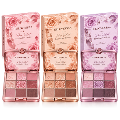 EELOVESSAA Rose Velvet Eyeshadow Palette