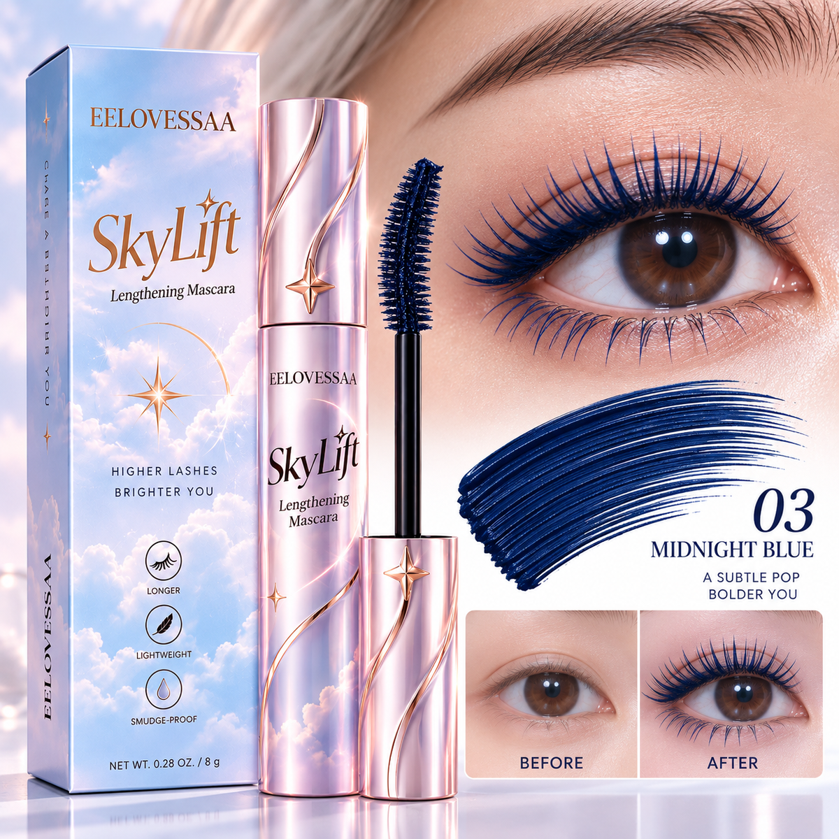 EELOVESSAA SkyLift Lengthening Mascara
