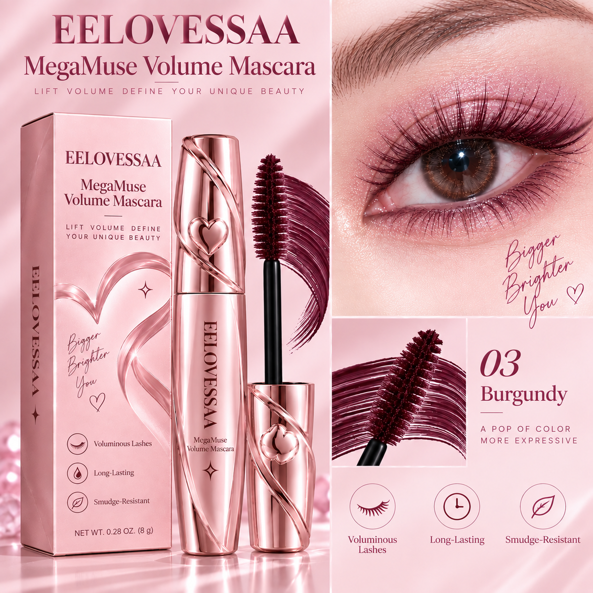 EELOVESSAA MegaMuse Volume Mascara