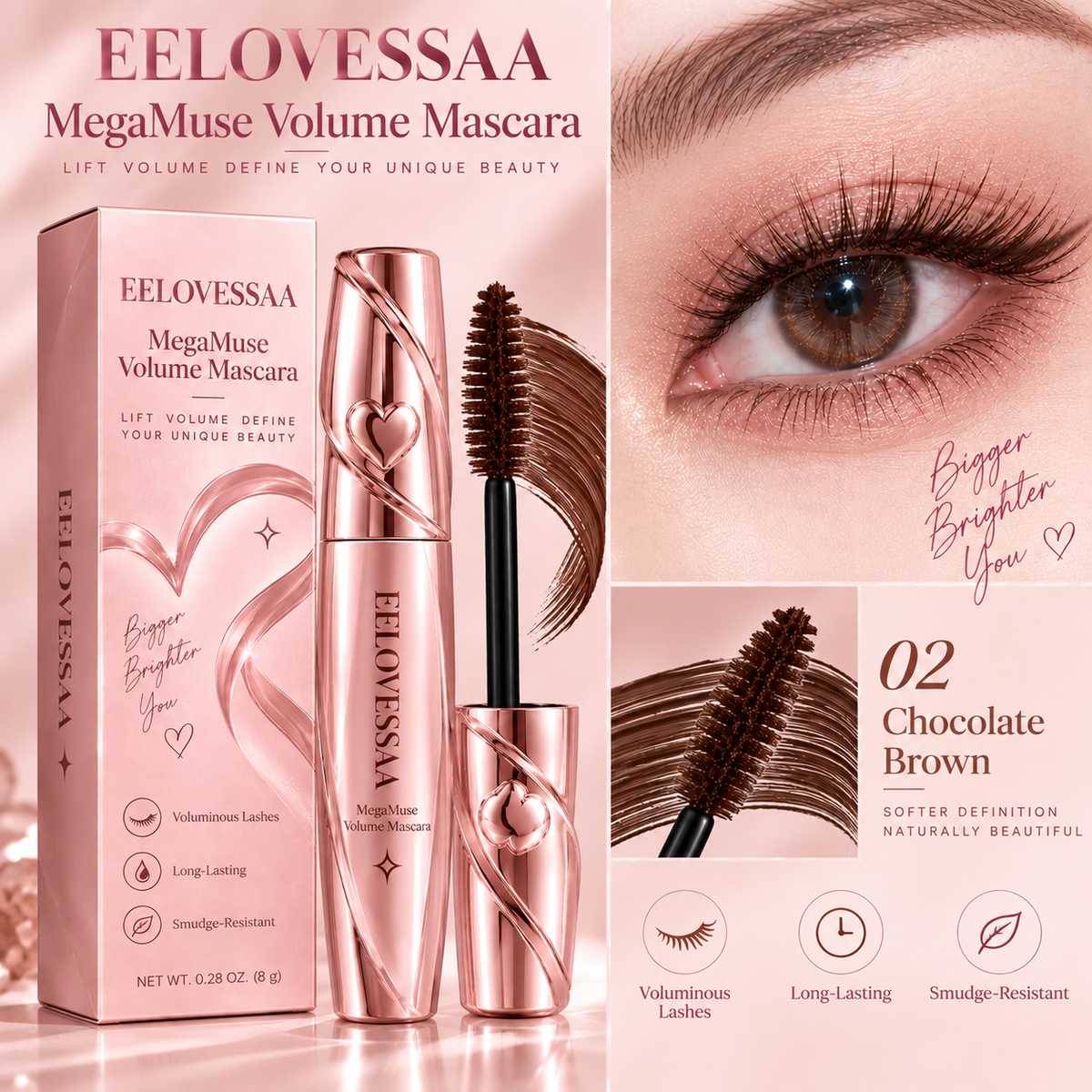 EELOVESSAA MegaMuse Volume Mascara