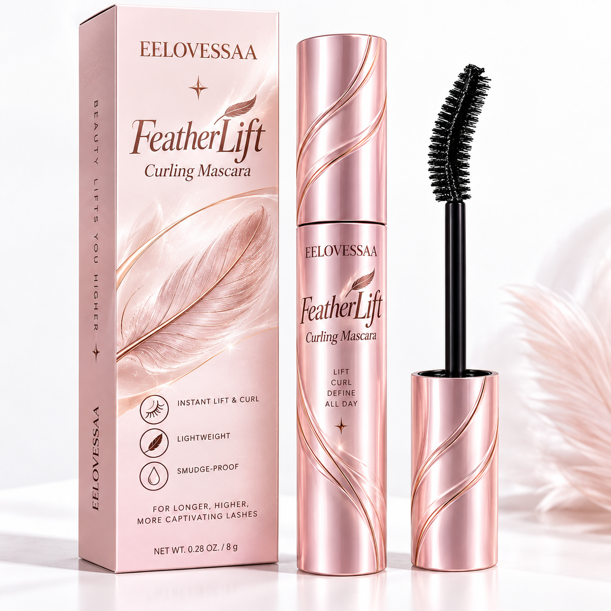 EELOVESSAA FeatherLift Curling Mascar